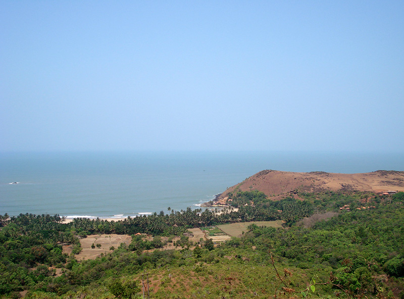 Пляж Кудле, Гокарна. Kudle beach, Gokarna, Karnataka
